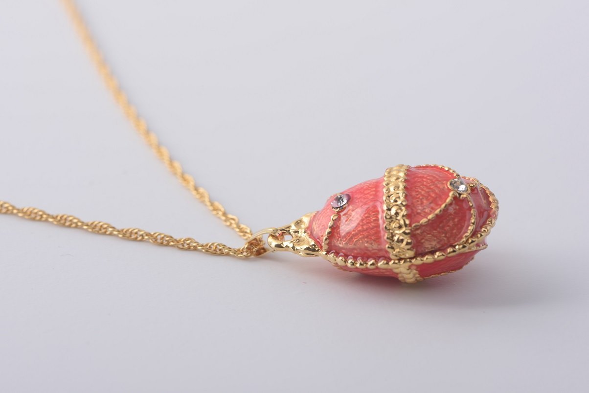 Keren Kopal Coral Egg Pendant Necklace