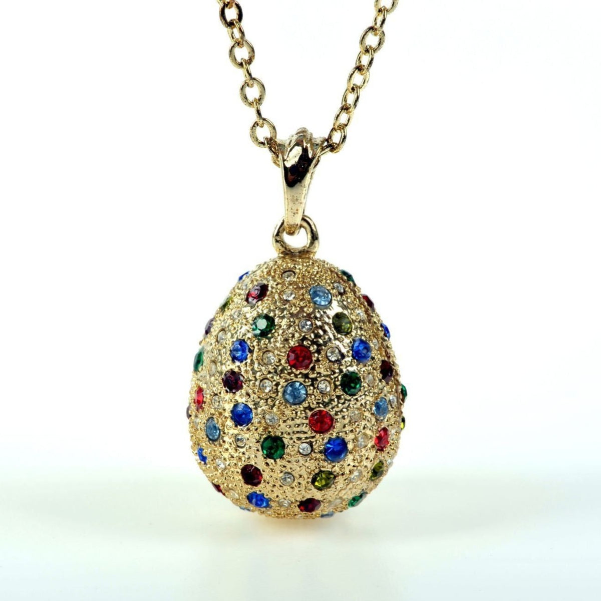Keren Kopal Faberge Egg Pendant Necklace