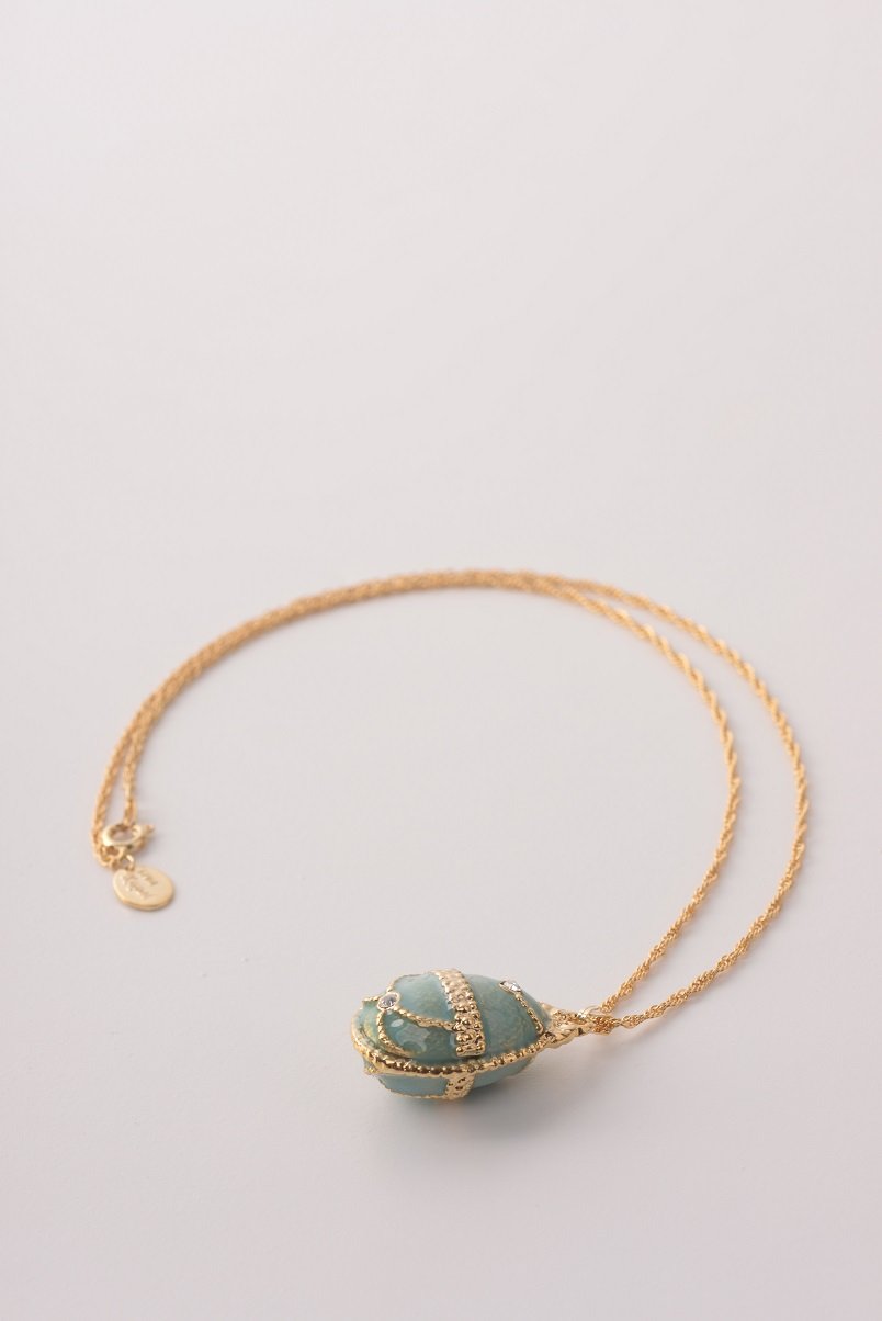 Keren Kopal Light Blue Egg Pendant Necklace