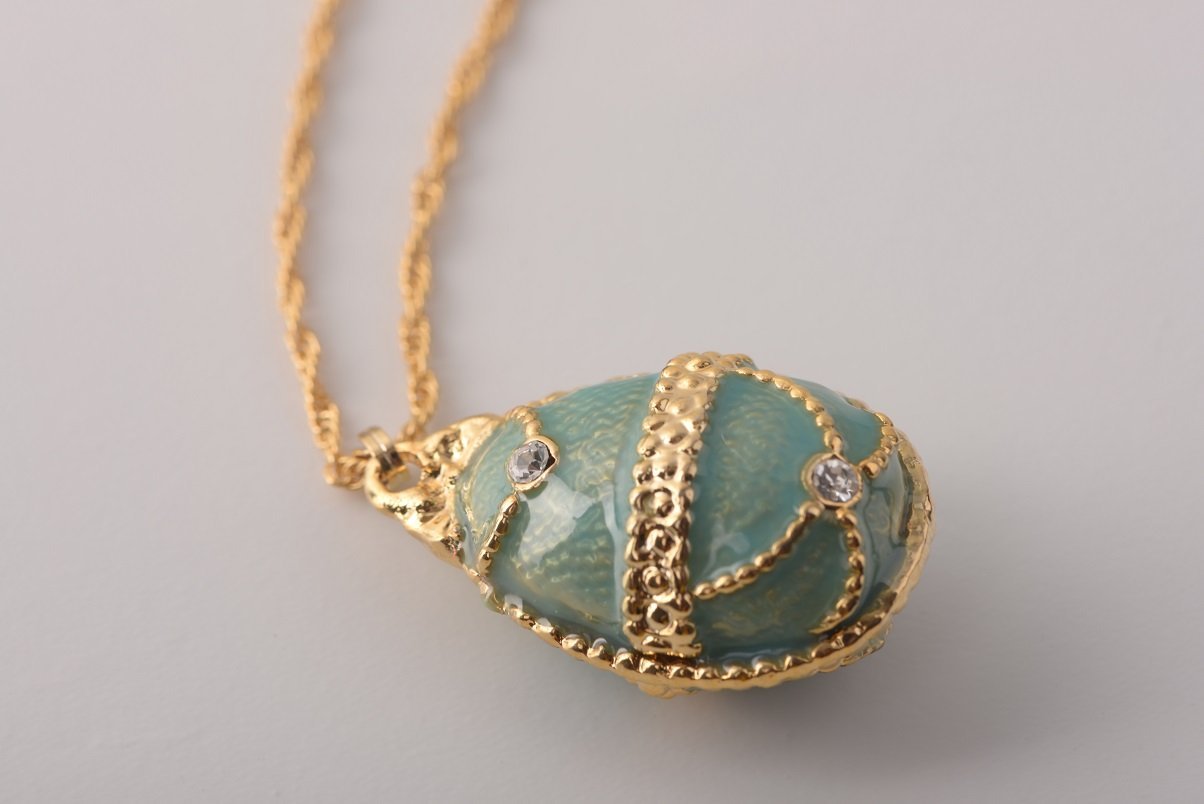Keren Kopal Light Blue Egg Pendant Necklace