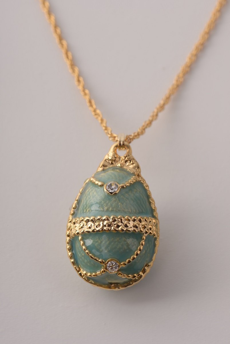 Keren Kopal Light Blue Egg Pendant Necklace