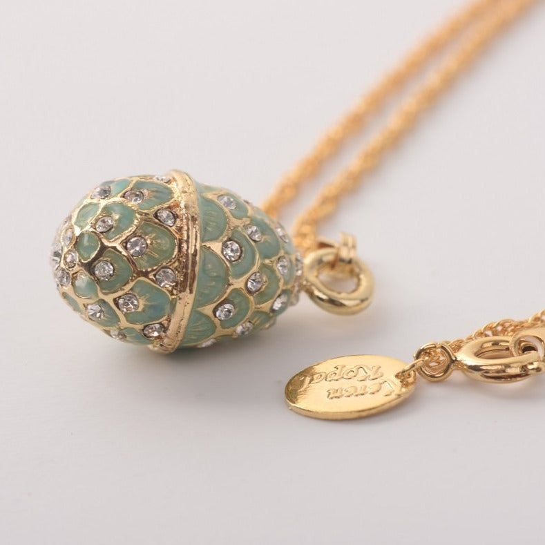 Keren Kopal Mint Egg Pendant Necklace