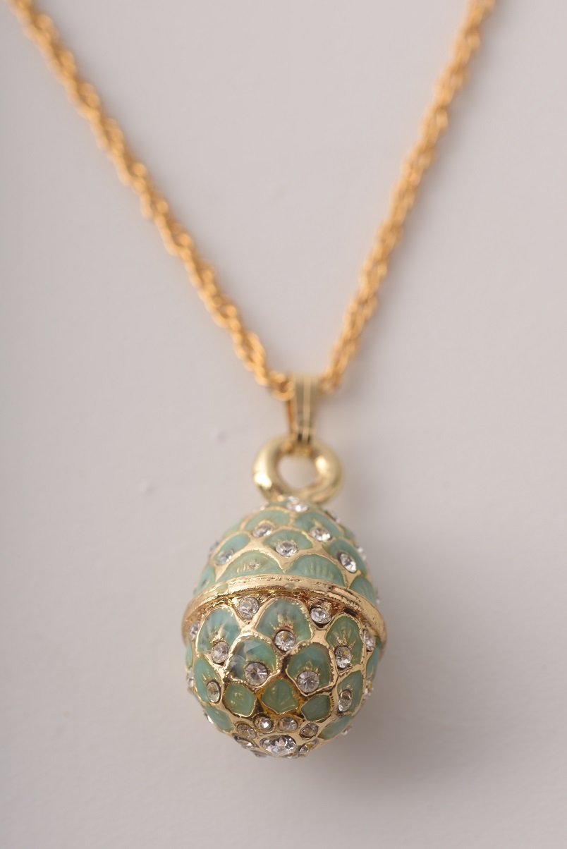 Keren Kopal Mint Egg Pendant Necklace