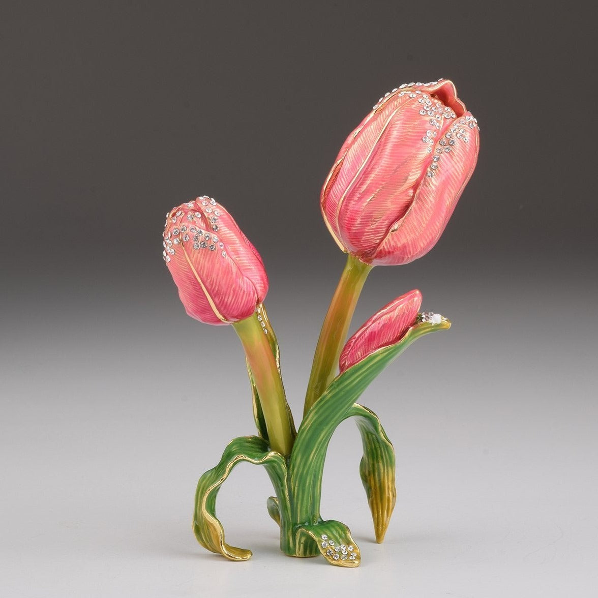 Keren Kopal Pink Rose Trinket Box