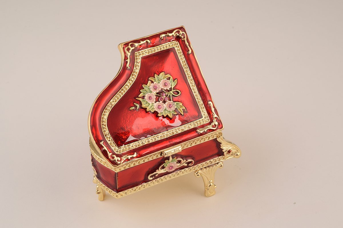 Keren Kopal Red Piano Trinket Box  66.50