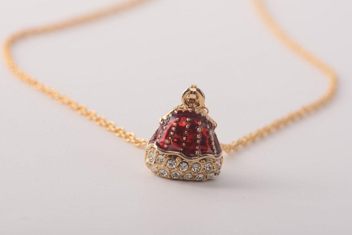 Keren Kopal Red Purse Pendant Necklace