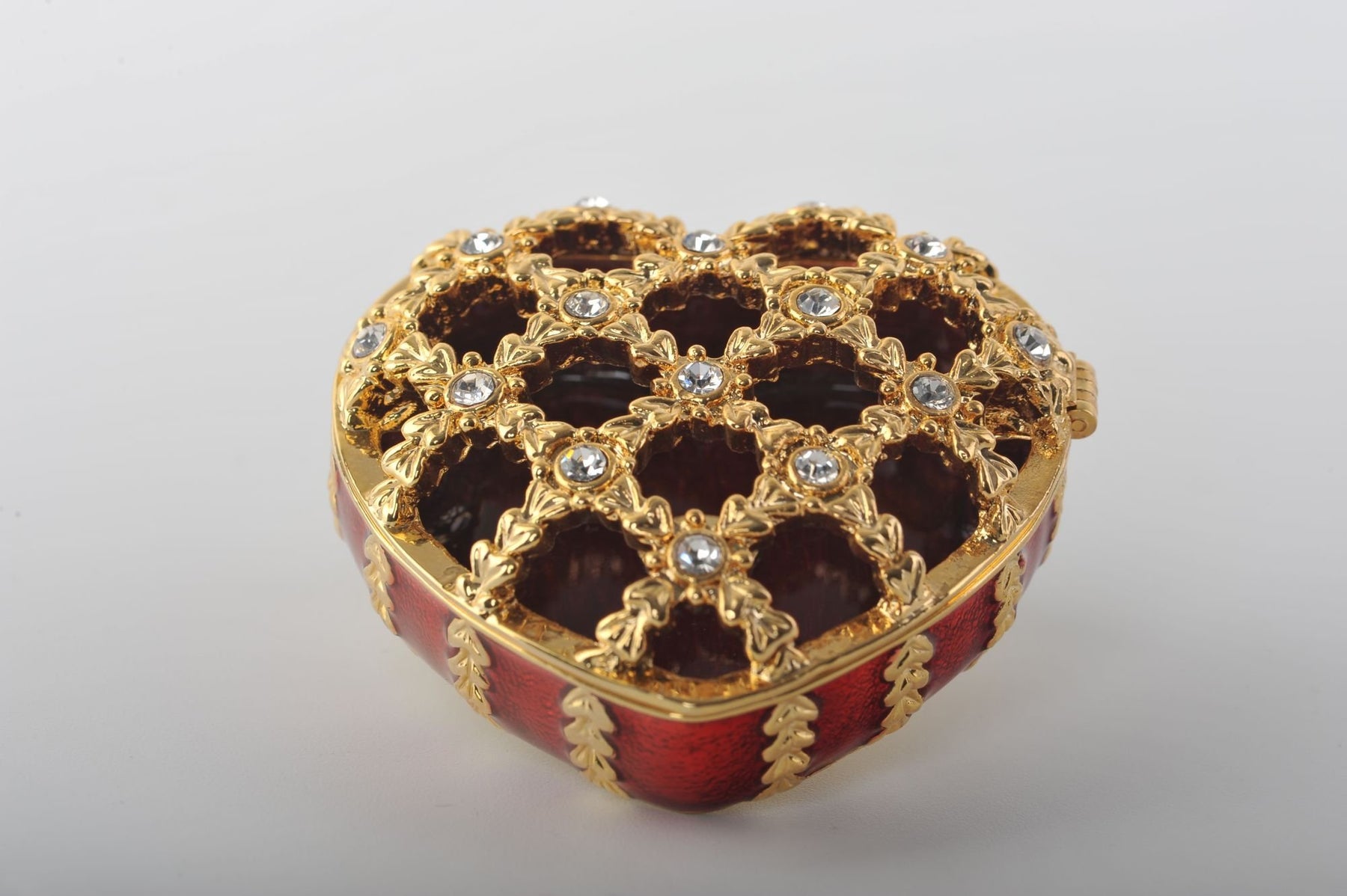 Keren Kopal Shiny Heart Trinket Box
