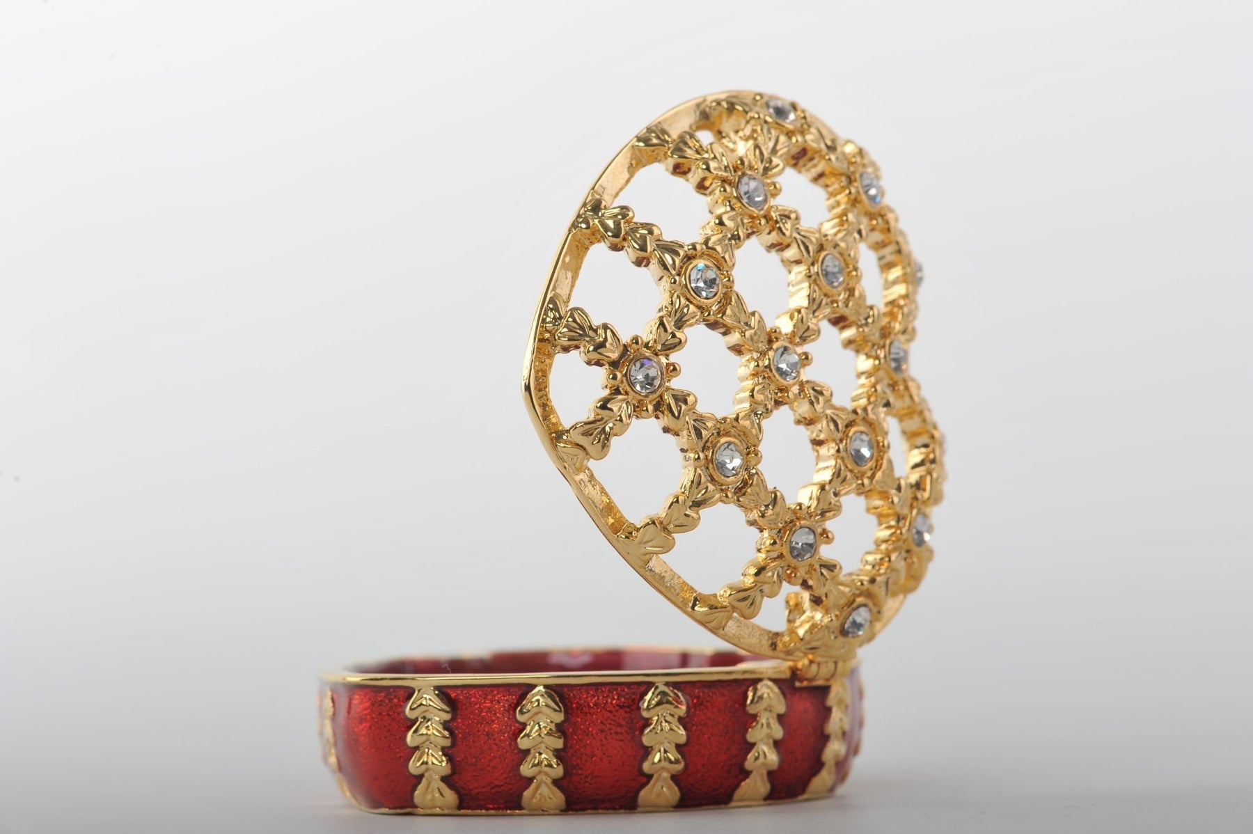 Keren Kopal Shiny Heart Trinket Box