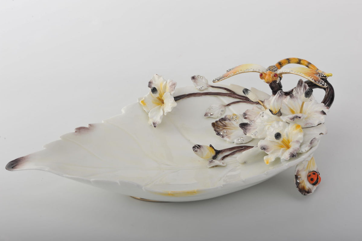 Keren Kopal White Trinket Plate