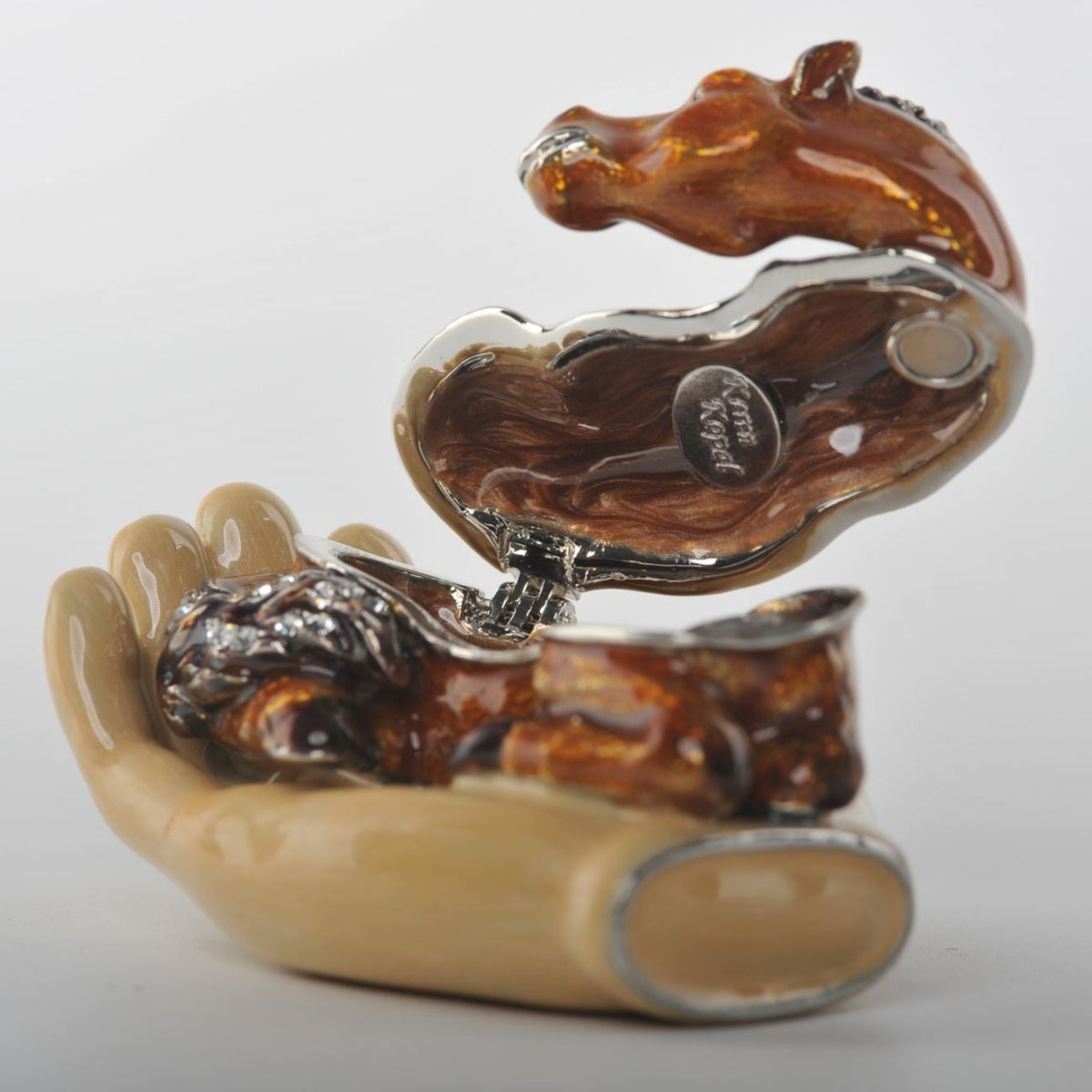 Keren Kopal Zodiac Horse Laying on Hand