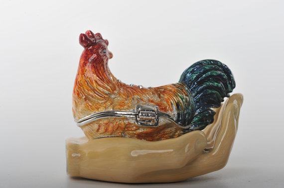 Keren Kopal Zodiac Rooster Laying on Hand