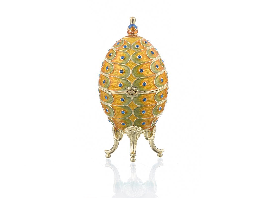 Colorful Peacock Faberge Egg faberge Keren Kopal