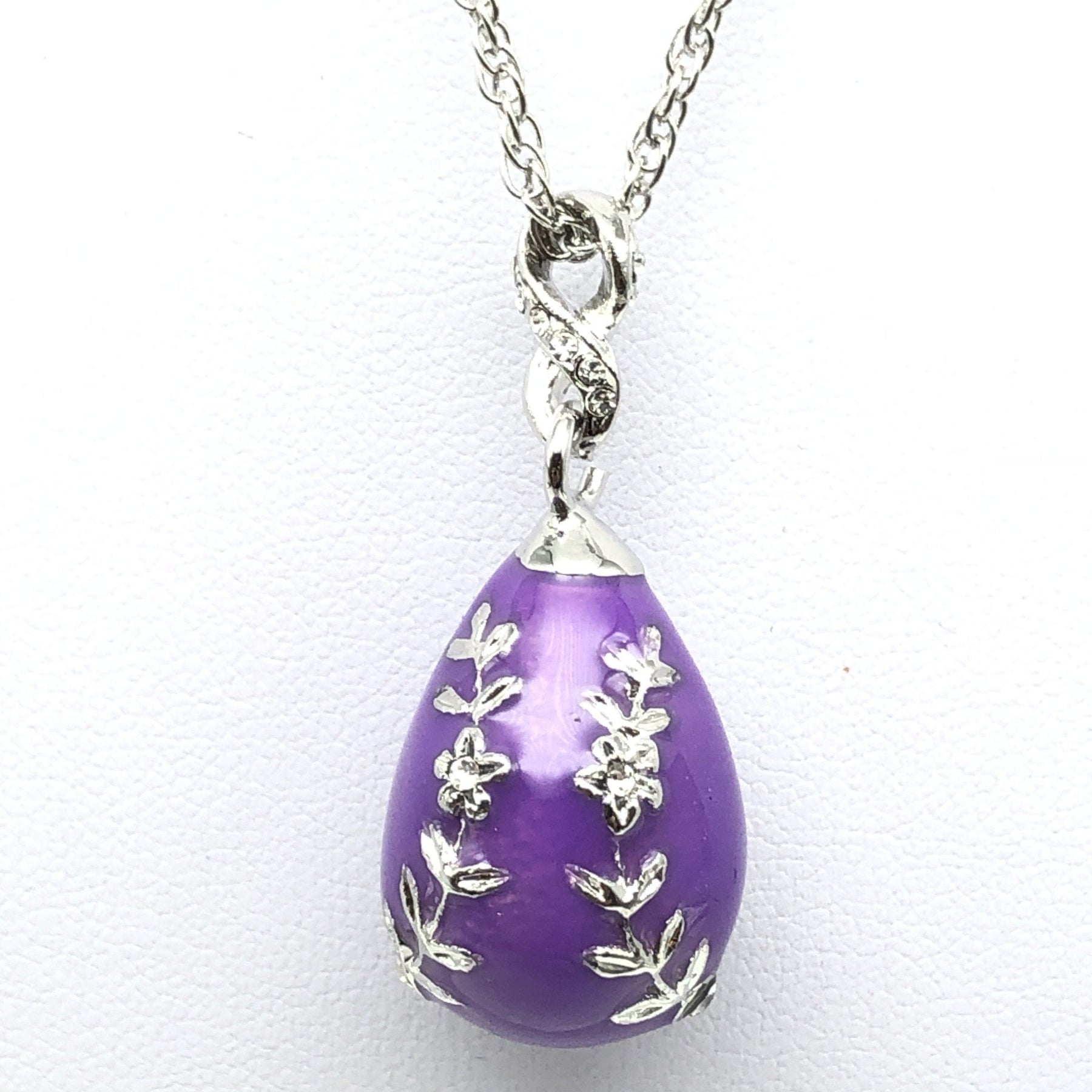 Keren Kopal Purple Egg Pendant Necklace
