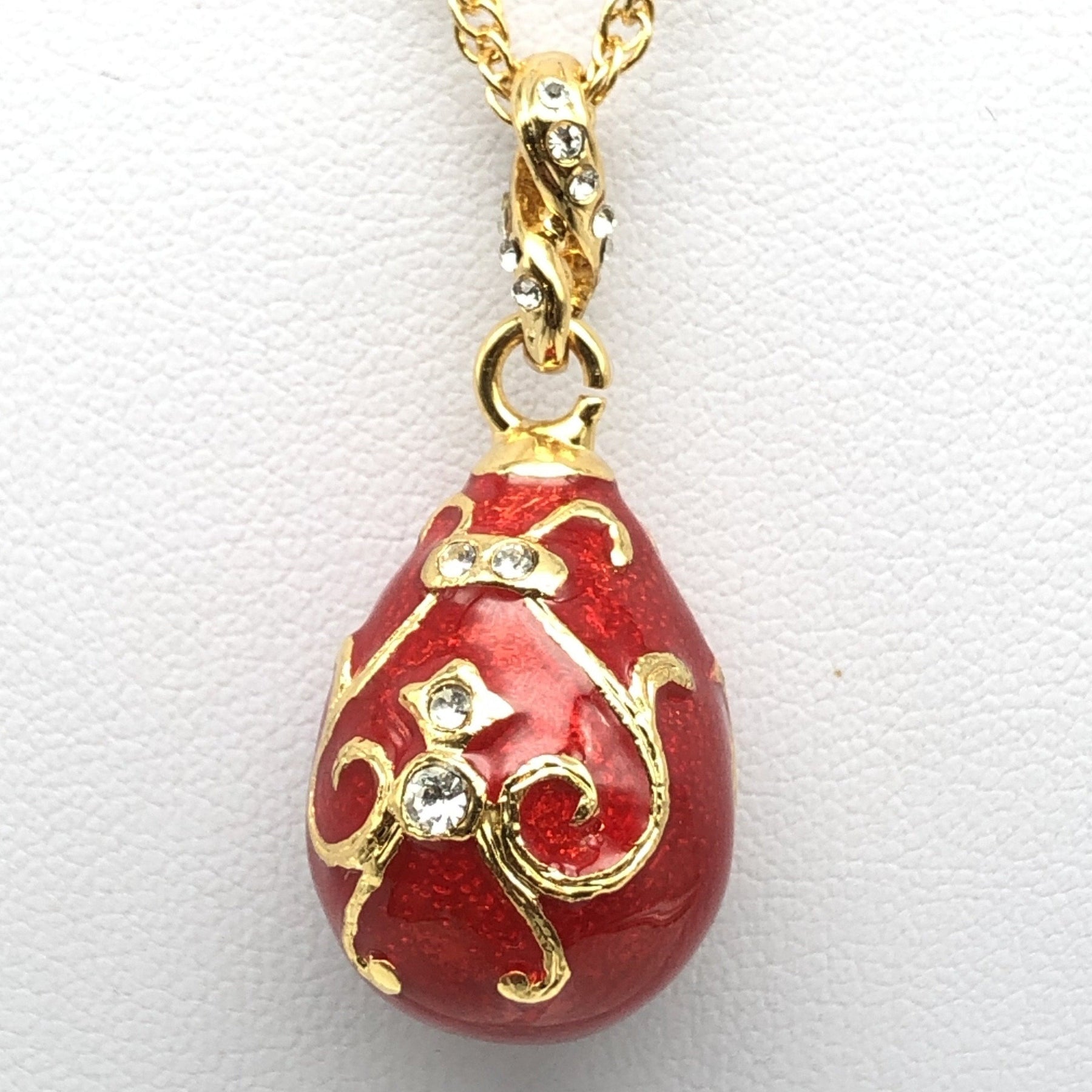 Keren Kopal Red Egg Pendant Necklace