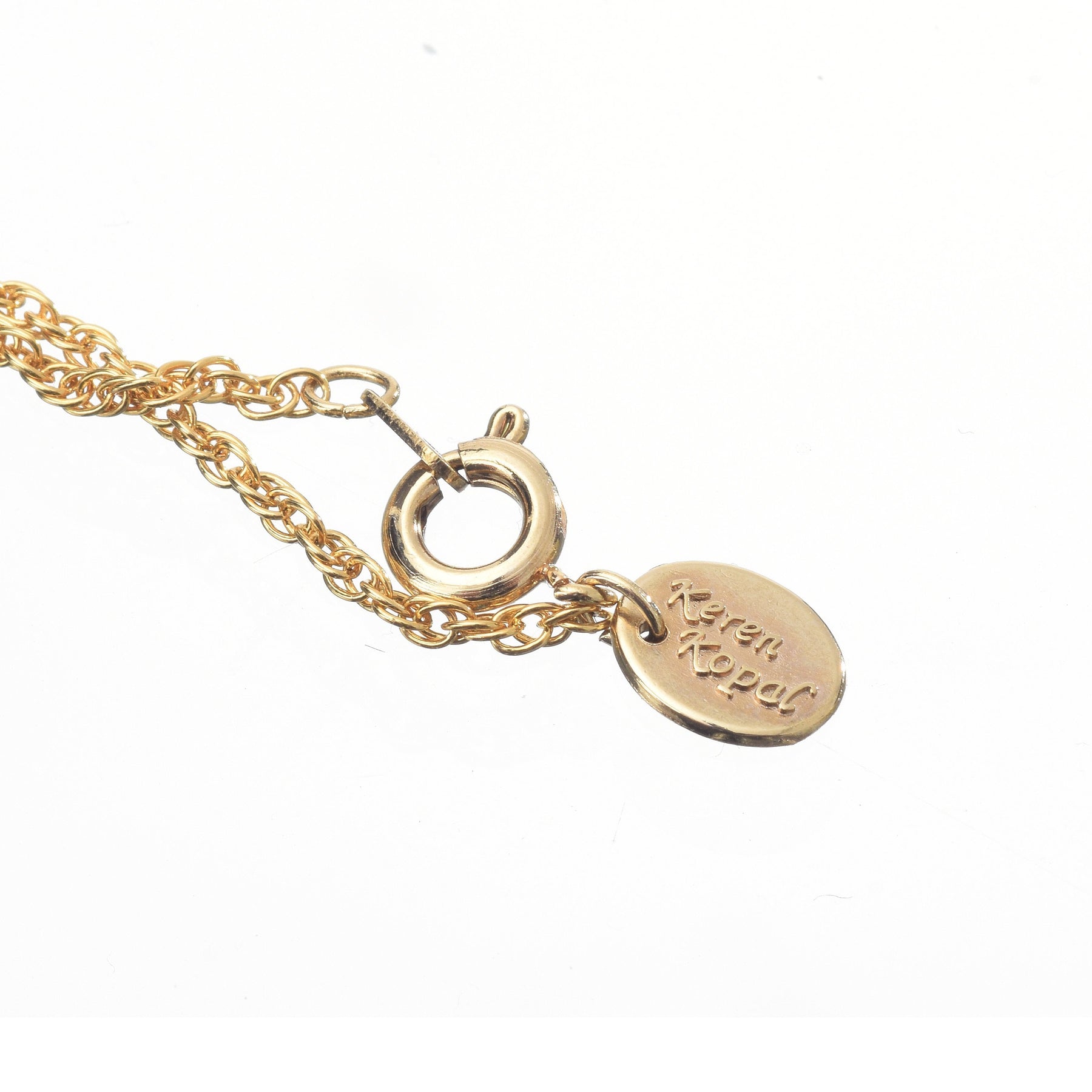 Keren Kopal Turquoise & Gold Egg Pendant Necklace