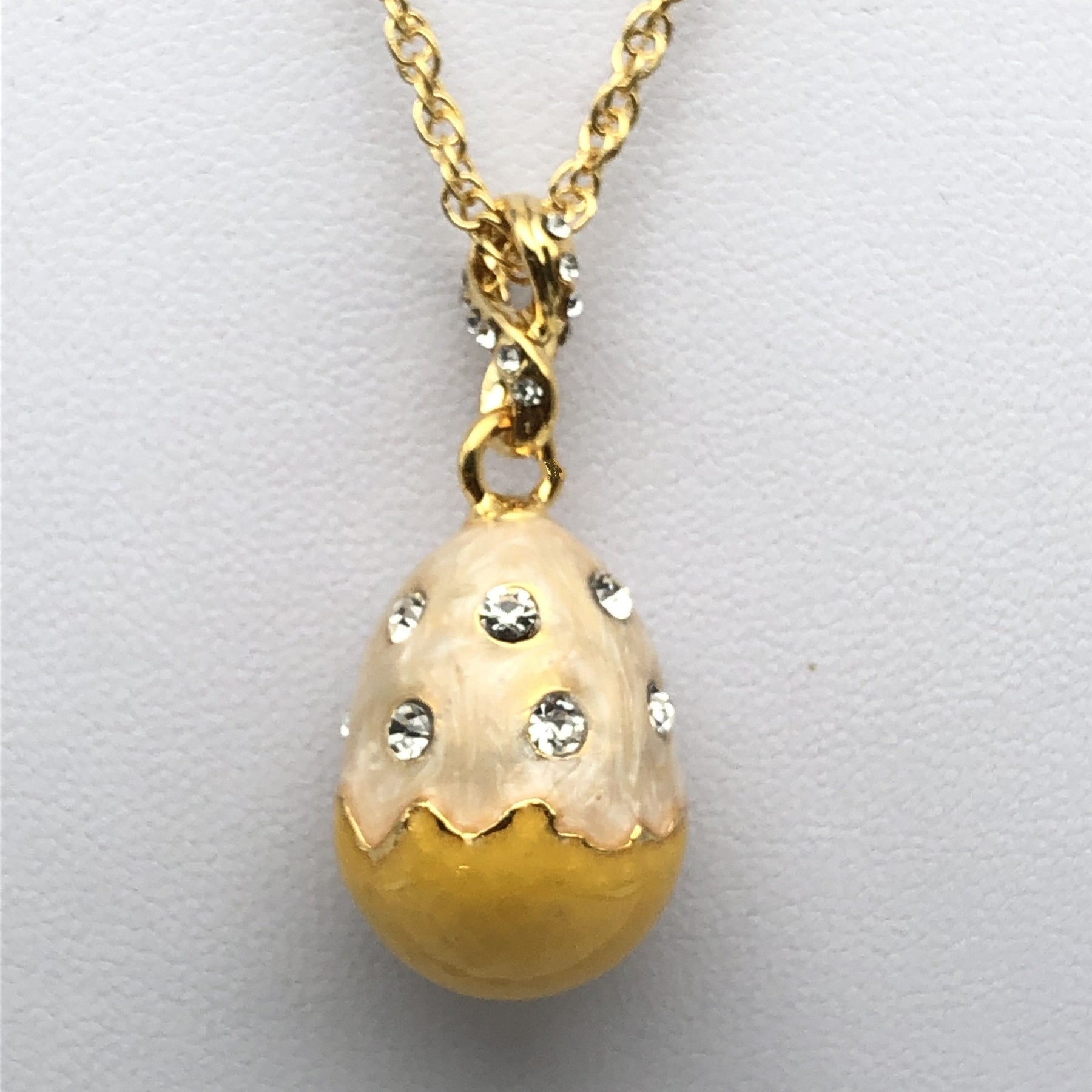 Yellow Egg Pendant Necklace jewelry Keren Kopal