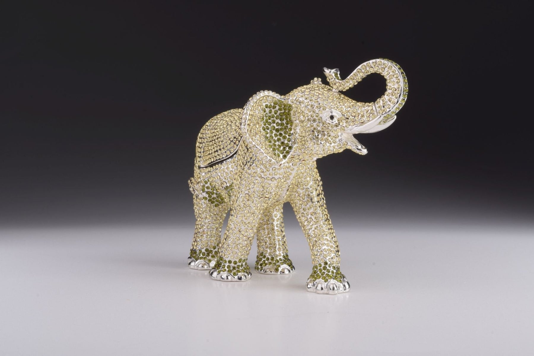 Silver Elephant trinket box Keren Kopal