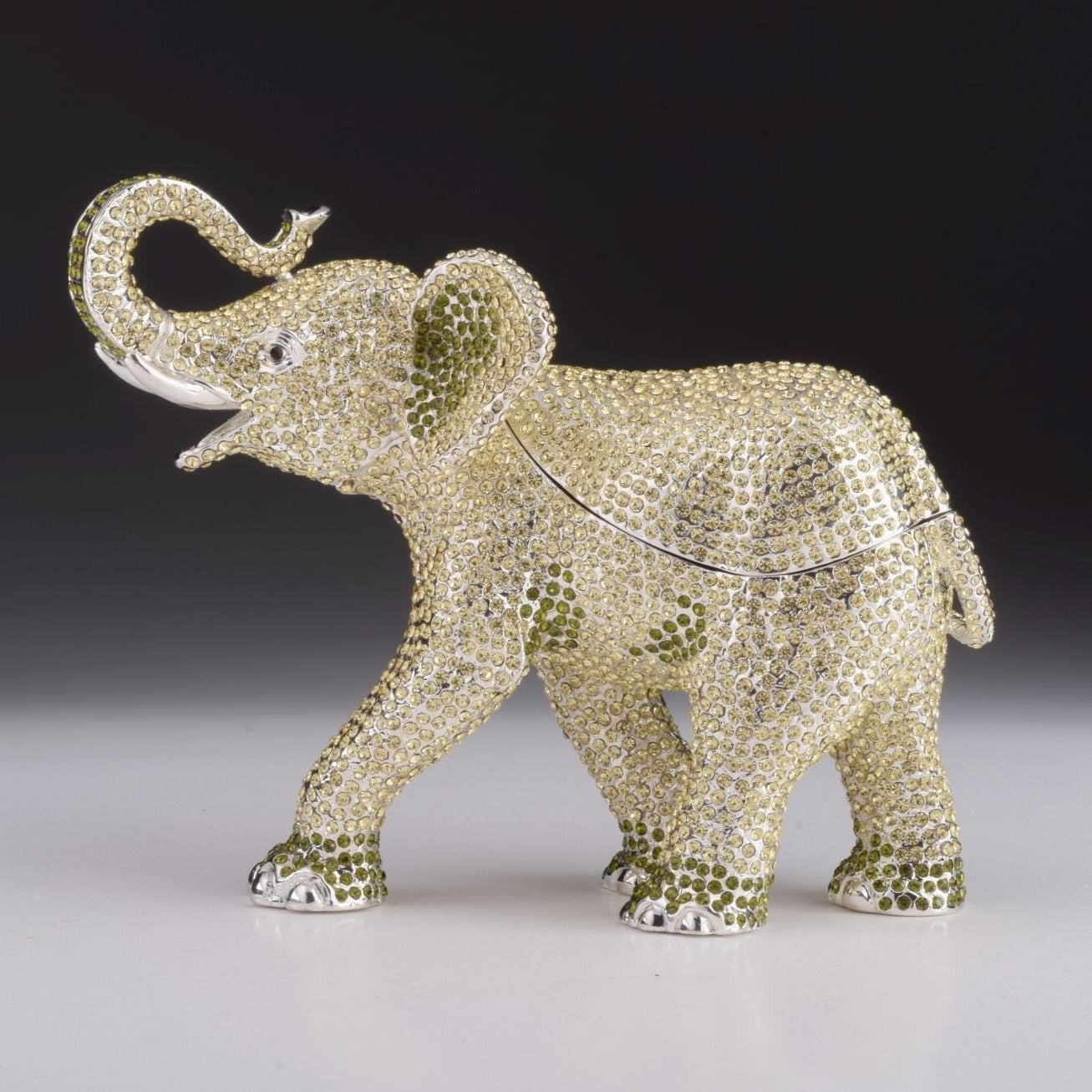 Silver Elephant trinket box Keren Kopal