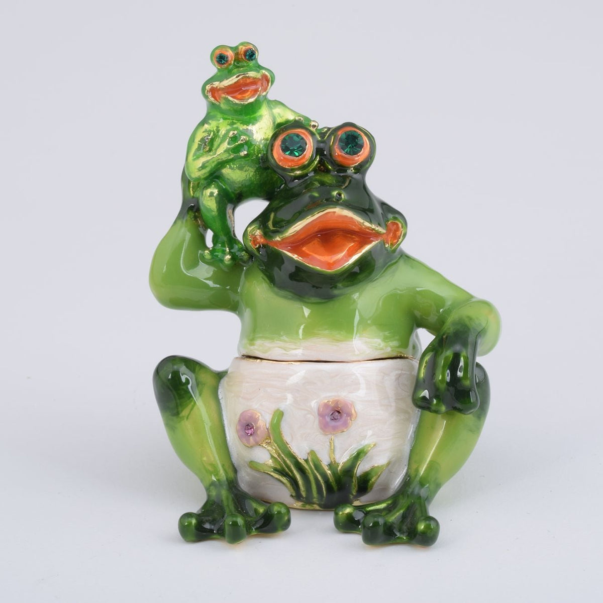 Mère grenouille et bébé grenouille