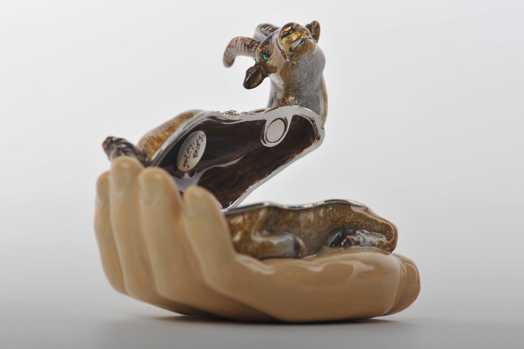 Zodiac Ram Laying on Hand