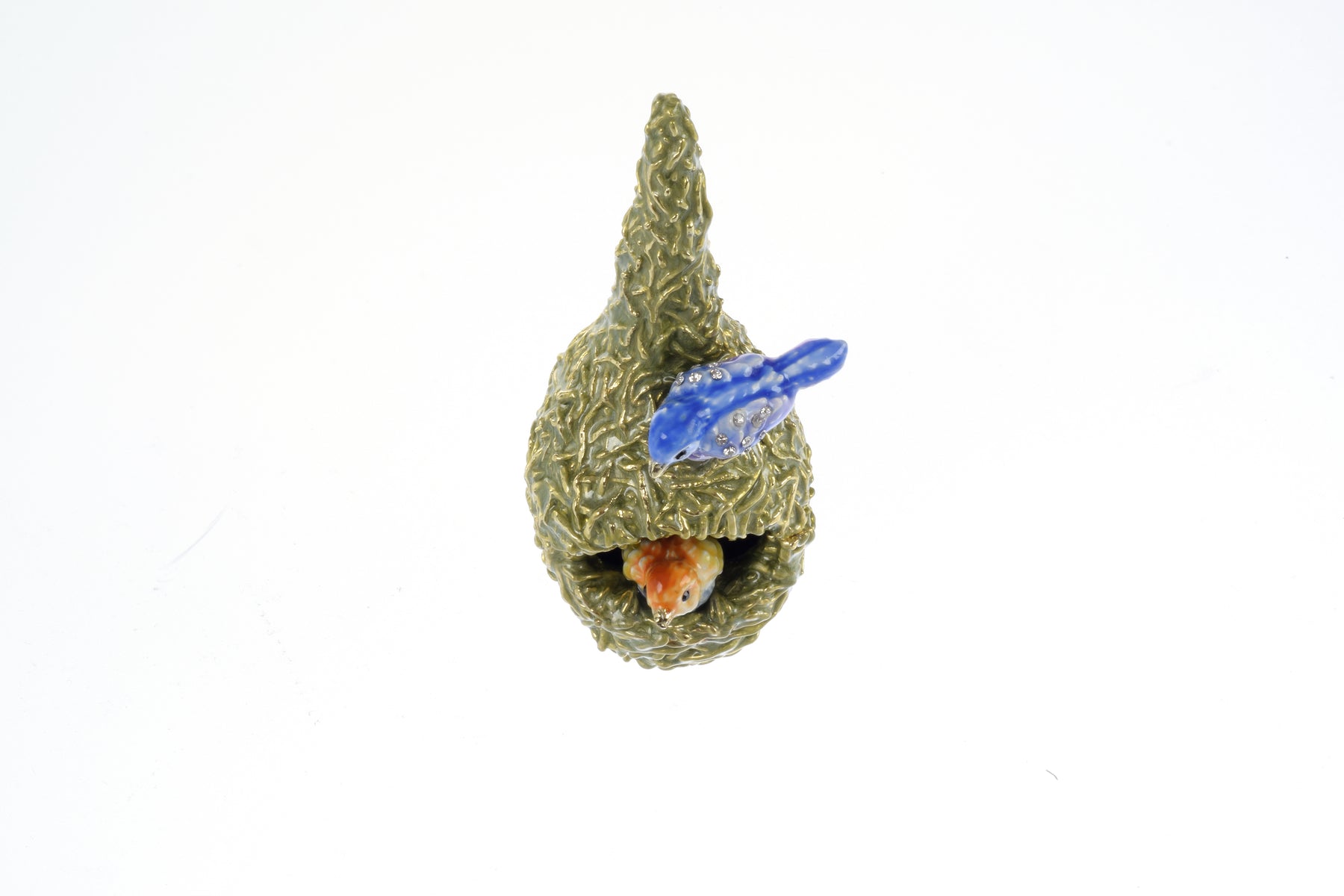 Keren Kopal Two love Birds in a nest Trinket Box