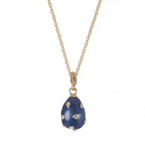Keren Kopal Gold & Blue Egg Pendant Necklace