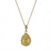 Keren Kopal Yellow Egg Pendant Gold Necklace