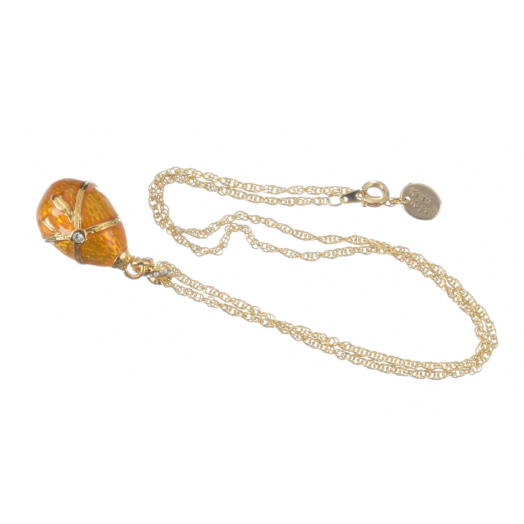 Keren Kopal Pink Egg Pendant Necklace