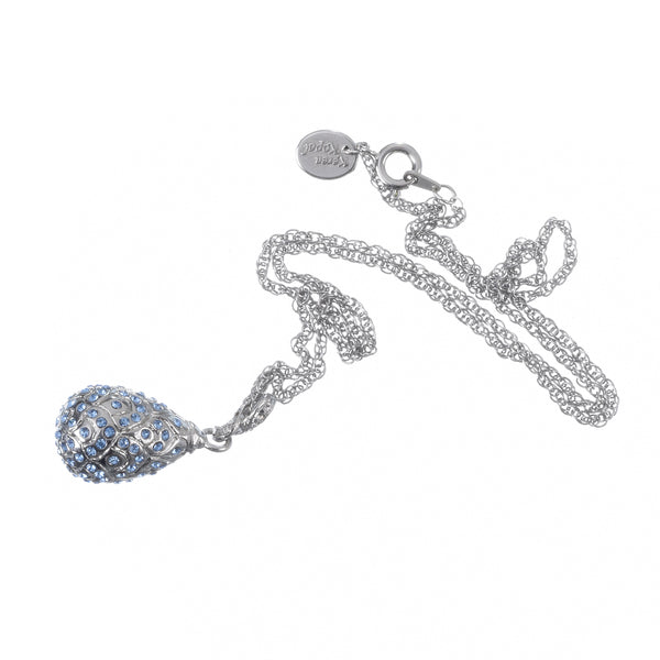 Collier Pendentif Œuf en Argent