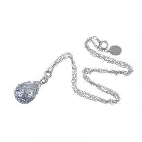 Keren Kopal Silver Egg Pendant Necklace