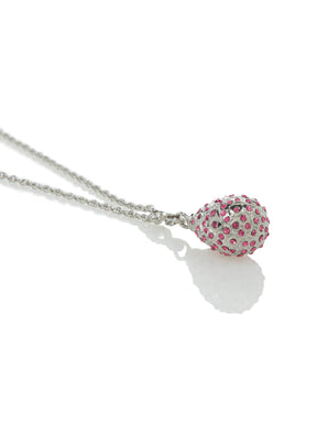 Collier pendentif oeuf en argent
