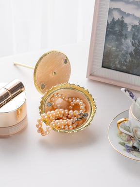 Keren Kopal Pink Umbrella Trinket Box Handmade with Swarovski Crystals