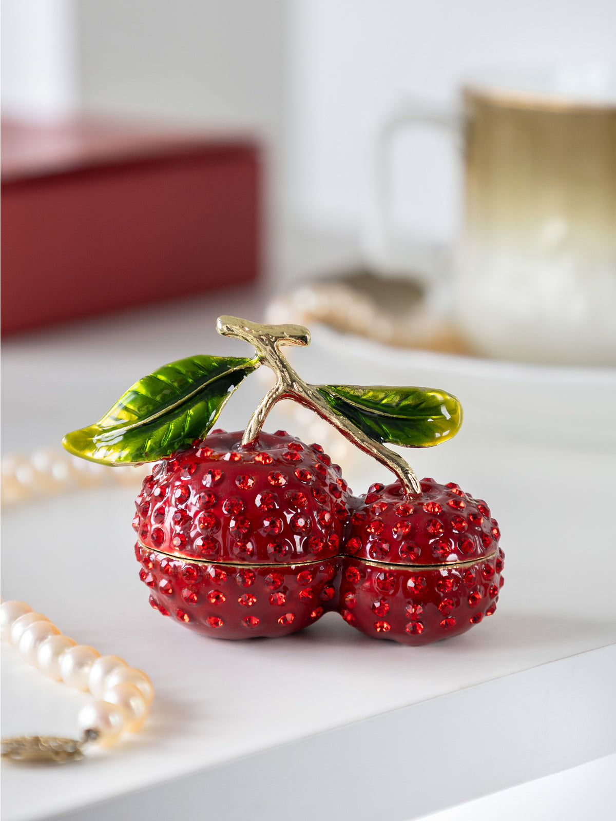 Cherry Trinket Box