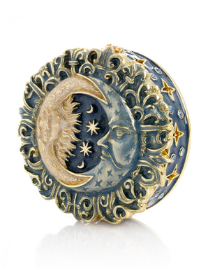 Keren Kopal Celestial Sun and Moon Trinket Box