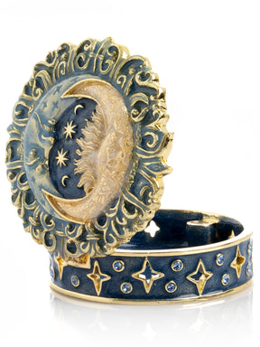 Keren Kopal Celestial Sun and Moon Trinket Box