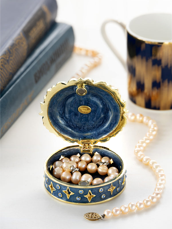 Celestial Sun and Moon Trinket Box