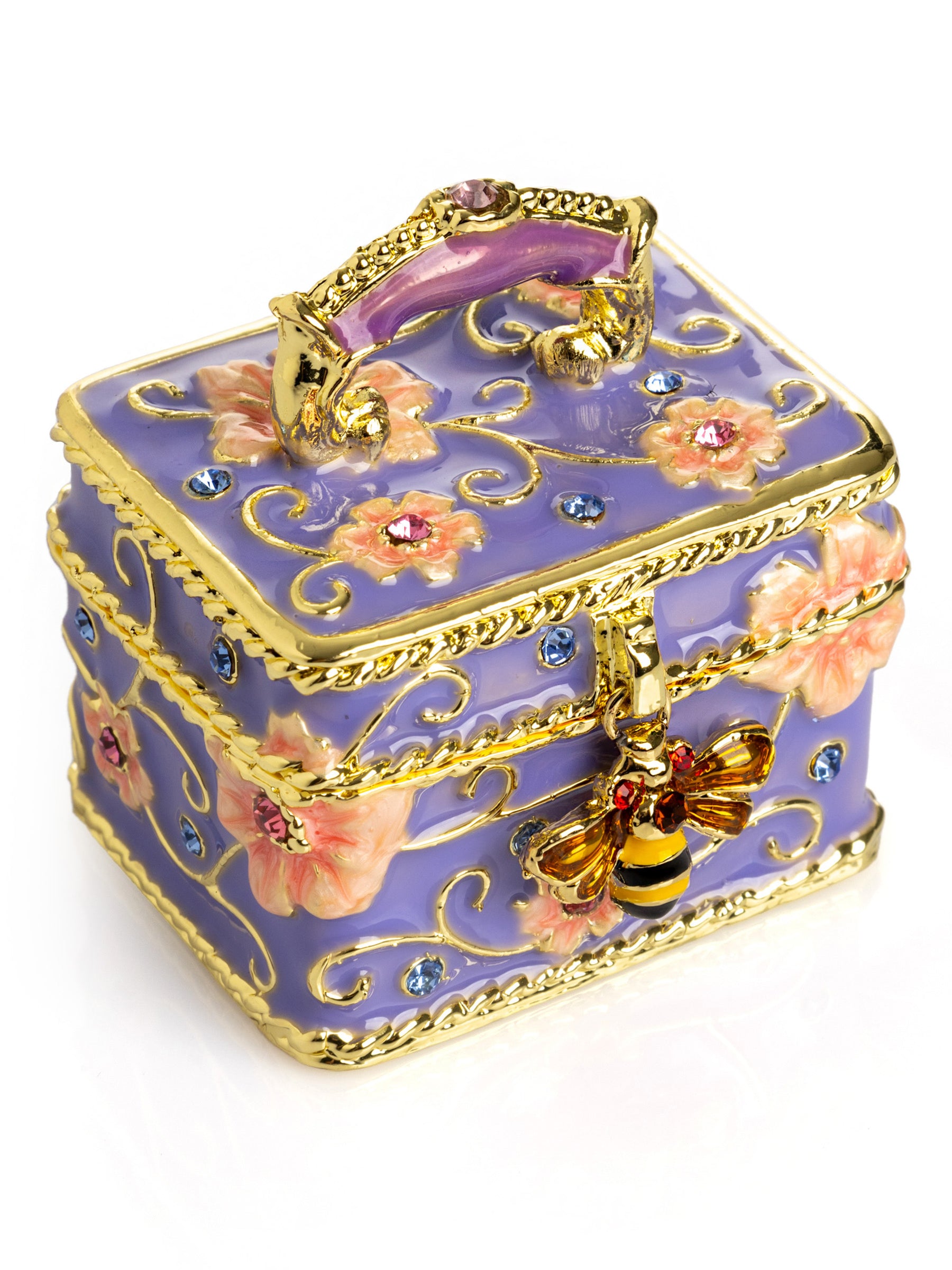 Keren Kopal vintage travel Bag with a Bee Lock