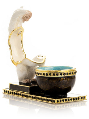 Curious Cat  & Fish Limited edition of 250 Trinket Box