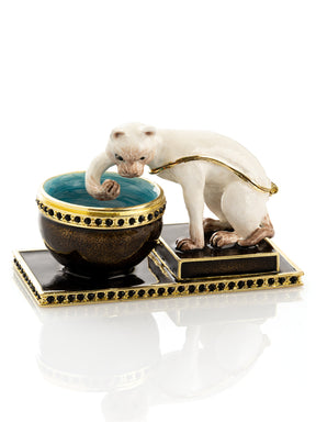 Curious Cat  & Fish Limited edition of 250 Trinket Box