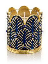 Keren Kopal Blue Decorated Candle Holder