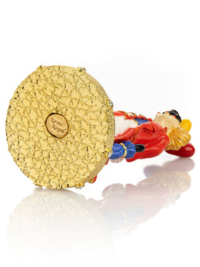 Funny Circus Clown with Umbrella trinket box