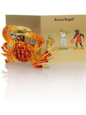 Orange Crab trinket box