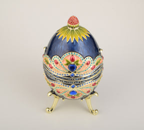 Keren Kopal Blue Colorful Russian Egg