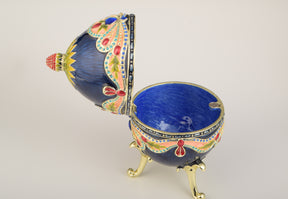 Keren Kopal Blue Colorful Russian Egg