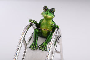 Keren Kopal Two Frogs Riding Slide
