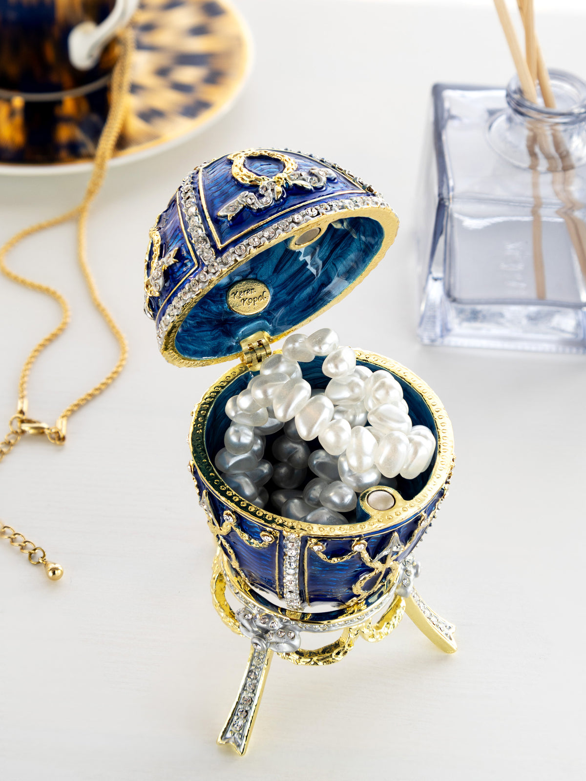 Keren Kopal Blue Faberge Egg