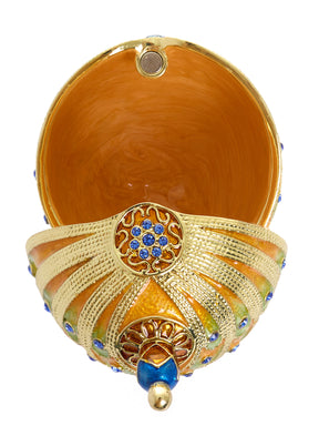 Keren Kopal Colorful Peacock Faberge Egg