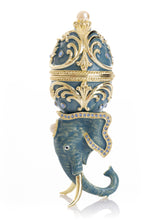 Unique Easter Egg Elephant Pedestal