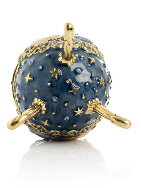 Keren Kopal Celestial Sun and Moon Egg Trinket Box