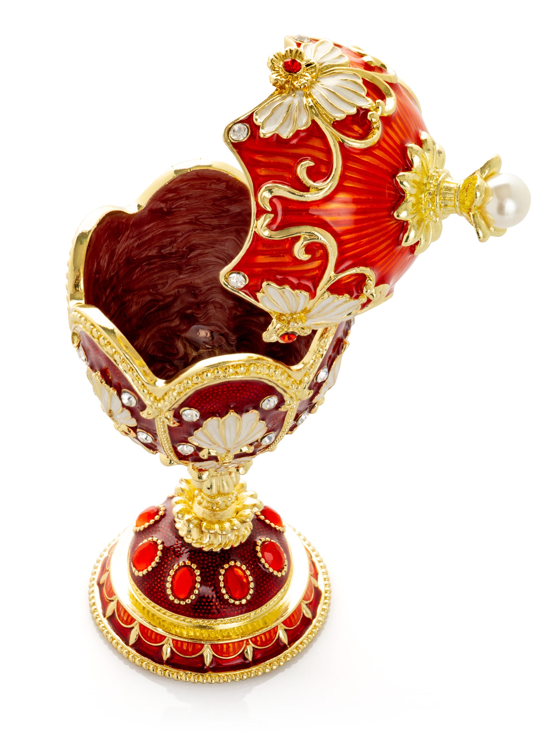 Music Playing Red Faberge Egg